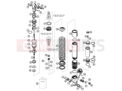 KTM 65 SX (6003H6) [EU] 2008 SHOCK ABSORBER DISASSEMBLED