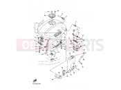 YAMAHA FZS 1000 FZ1 Fazer FZS1000 FAZER (5LV9) 2002 RESERVOIR A CARBURANT