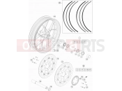 KTM 1290 SUPER DUKE GT OR. ABS 16 (F9986PF) [JP] 2016 FRONT WHEEL