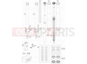 KTM 1290 SUPER ADV. S ORANGE 17 (F9903Q4) [EU] 2017 FRONT FORK DISASSEMBLED