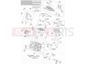 KTM 1290 SUPER ADV. S ORANGE 17 (F9903Q4) [EU] 2017 CYLINDER HEAD REAR