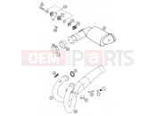 KTM 400 LS-E/ MIL 04 (9390D5) [EU] 2004 EXHAUST SYSTEM