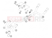 KTM 640 LC4 SUPERMOTO PRESTIGE 05 (9726E1) [EU] 2005 EXHAUST SYSTEM