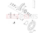KTM 640 LC4 SUPERMOTO PRESTIGE 03 (972631) [EU] FRONT WHEEL