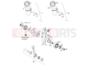 KTM 380 MXC 12lt '99 (657590) [US] 1999 CRANKSHAFT, PISTON