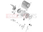 KTM 380 MXC 12lt '99 (657590) [US] 1999 CLUTCH
