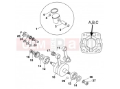 KTM 65 SX (600186) [EU] 1998 CRANKSHAFT, PISTON