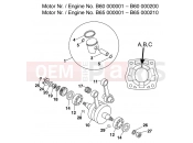 KTM 60 SX (600185) [EU] 1998 CRANKSHAFT, PISTON