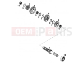 KTM 620 EGS-E 11LT ORANGE/LOW (972777) [EU] 1997 TRANSMISSION I - MAIN SHAFT