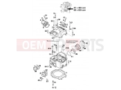 KTM 620 EGS-E 11LT ORANGE (972778) [EU] 1997 CYLINDER HEAD