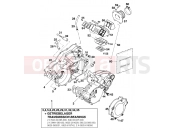 KTM 300 MXC M/Ö 13lt (647560) [US] 1996 ENGINE CASE