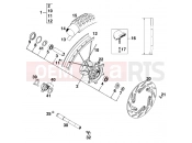 KTM 360 EXC M/Ö (753163) [EU] 1996 FRONT WHEEL