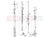 KTM 620 RXC-E (977555) [US] 1995 FRONT FORK DISASSEMBLED