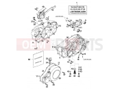 KTM 620 RXC-E (977555) [US] 1995 ENGINE CASE