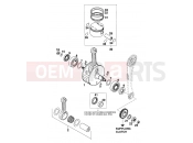 KTM 620 RXC-E (977555) [US] 1995 CRANKSHAFT, PISTON