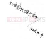 KTM 620 RXC-E (977555) [US] 1995 TRANSMISSION I - MAIN SHAFT