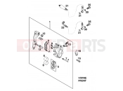 KTM 125 SX MARZ/ÖHL (610250) [EU] 1995 FRONT BRAKE CALIPER
