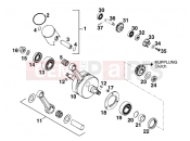 KTM 125 SX MARZ/ÖHL (610250) [EU] 1995 CRANKSHAFT, PISTON