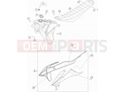 KTM 300 XC TPI (F6475T5) [US] 2020 TANK, SEAT
