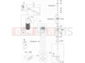 KTM 300 XC-W Six Days TPI (F7475T2) [US] 2020 SHOCK ABSORBER DISASSEMBLED