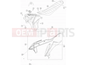 KTM 300 XC-W Six Days TPI (F7475T2) [US] 2020 TANK, SEAT