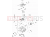 KTM 350 XCF-W (F8275T1) [US] 2020 CYLINDER HEAD