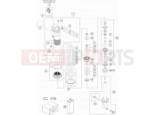 KTM 125 SX (F6175T0) [] 2020 SHOCK ABSORBER DISASSEMBLED