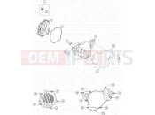KTM 125 SX (F6101T0) [] 2020 CLUTCH COVER