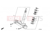 HONDA SH150 (SH150A) 2010 F-6 STEERING STEM