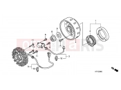 HONDA SH150 (SH150A) 2010 E-8 GENERATOR