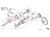HONDA SH150 (SH150A) 2010 E-10 STARTING ENGINE