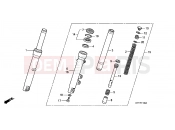 HONDA SH150 (SH150A) 2010 F-11 FRONT FORK