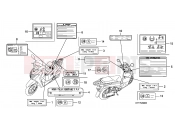 HONDA SH150 (SH150A) 2010 F-29 CAUTION LABEL