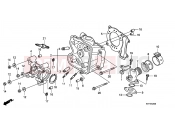 HONDA SH150 (SH150A) 2010 E-2 CYLINDER HEAD