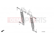 HONDA SH150 (SH150A) 2010 F-21 REAR CUSHION