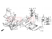 HONDA SH150 (SH150A) 2010 F-9 FLOOR PANEL / PILLION STEP