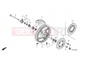 HONDA SH150 (SH150A) 2010 F-13 FRONT WHEEL