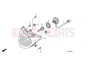 HONDA SH150 (SH150A) 2010 F-1 HEADLIGHT
