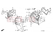 HONDA SH150 (SH150A) 2010 F-8 FRONT COVER