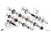 HONDA CB1100NAJ CB1100 RS 2018 TRANSMISSION