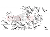 HONDA CB1100NAJ CB1100 RS 2018 EXHAUST MUFFLER