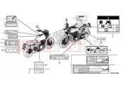 HONDA CB1100NAJ CB1100 RS 2018 CAUTION LABEL