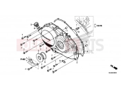 HONDA VFR800F 2016 E-6 RIGHT CRANKCASE COVER