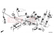 HONDA VFR800F 2016 F-38-10 SUB HARNESS