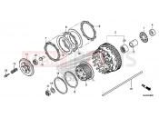 HONDA VFR800F 2016 E-8 CLUTCH