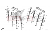 HONDA VFR800F 2016 E-3-10 CAMSHAFT / VALVE (REAR)