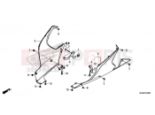 HONDA VFR800F 2016 F-46 LOWER COWL