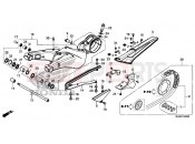 HONDA VFR800F 2016 F-32 SWINGARM