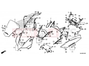 HONDA VFR800F 2016 F-43 UPPER COWL