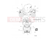 Polaris 2019 ATV ACE 900 EPS XC (R04) (A19DCE87AK) BODY | BODY, DECALS - A19DCE87AK (101509)